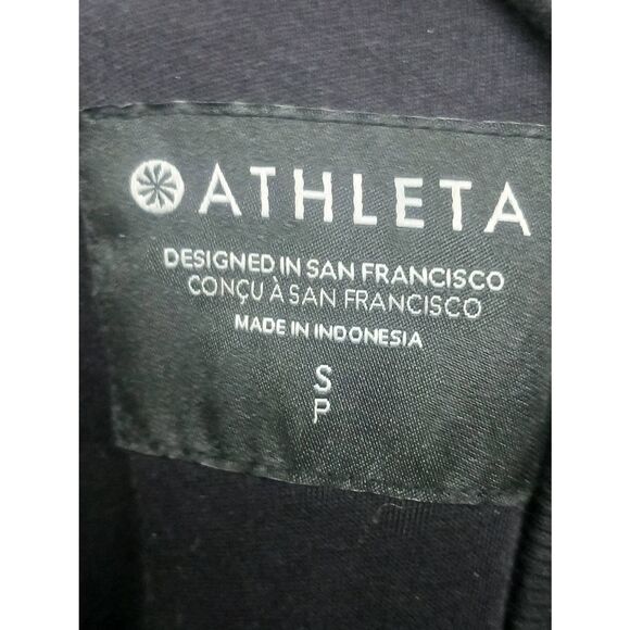 Athleta small quilted full zip coat retroplush bomber quilted - Picture 3 of 3